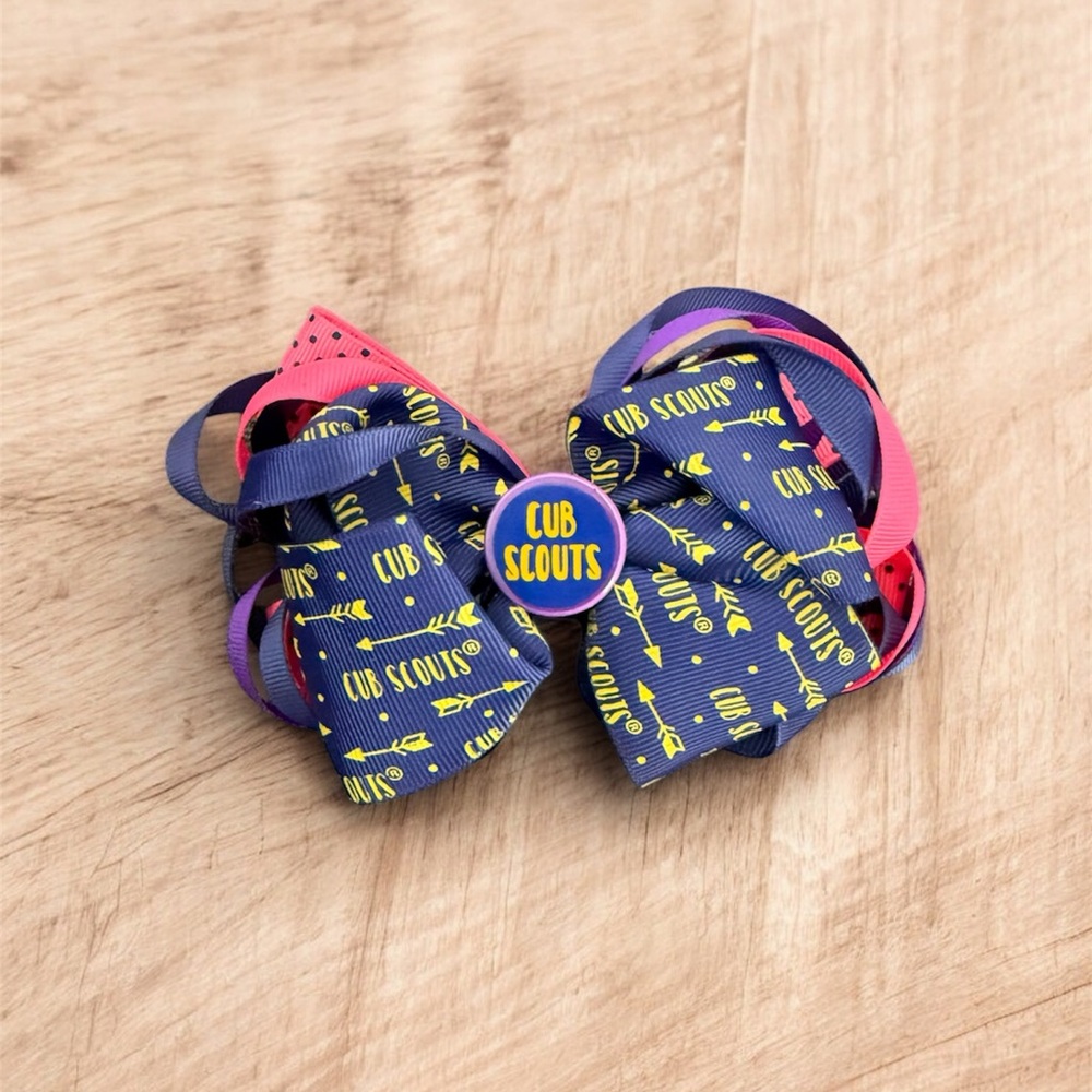 Cub Scouts Hair Bow